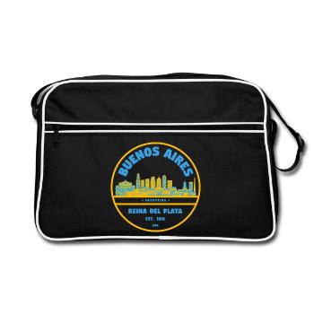 Buenos Aires Skyline Reina del Plata - Sac Retro - noir/blanc - Devant