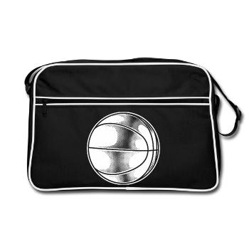 Basket-ball - Sac Retro - noir/blanc - Devant