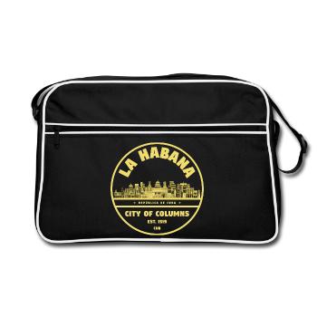 La Habana City of Pillars - Retro Bag - black/white - Front