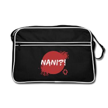 Anime Manga Citation Geek de la culture pop japonaise - Sac Retro - noir/blanc - Devant