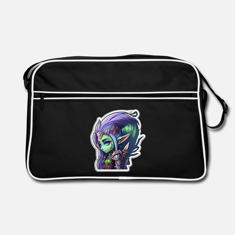 Nachtelfe Retro Tasche