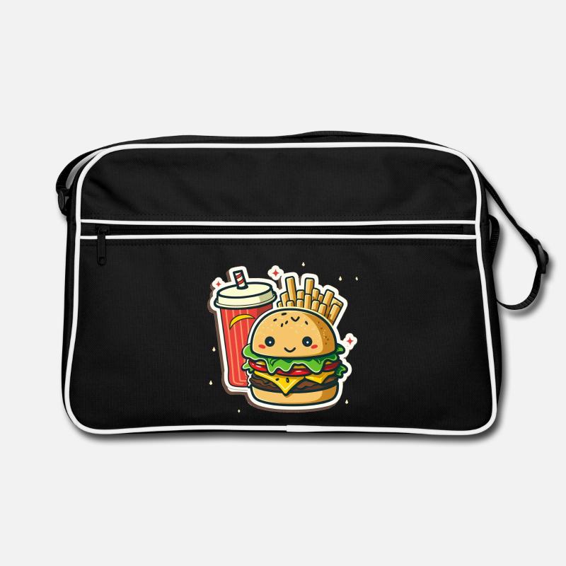 Burger menu Retro Tasche