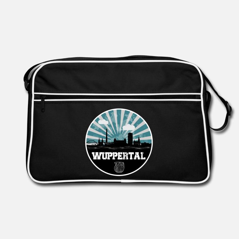 Wuppertal Blue Hour Skyline Retro Bag
