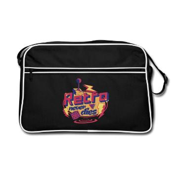 Retro Never Dies - Retro Bag - black/white - Front