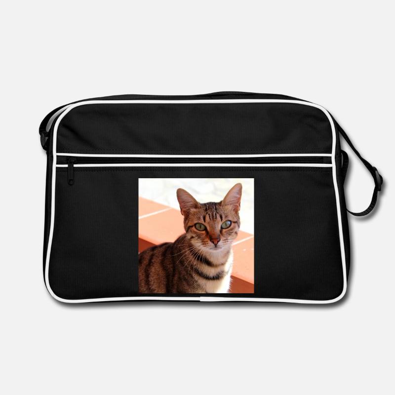 Chat chaton affiche chat carré affiche Sac Retro