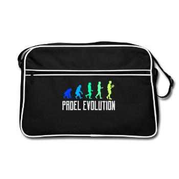 Player Evolution Padel Padel Game Statement - Retro Bag - black/white - Front