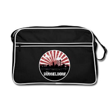 Dusseldorf Skyline Home Game - Retro Bag - black/white - Front