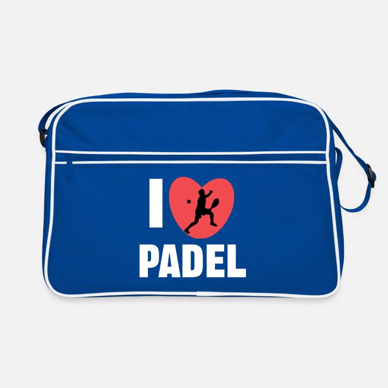 Heart Player Training I love padel statement Retro Bag