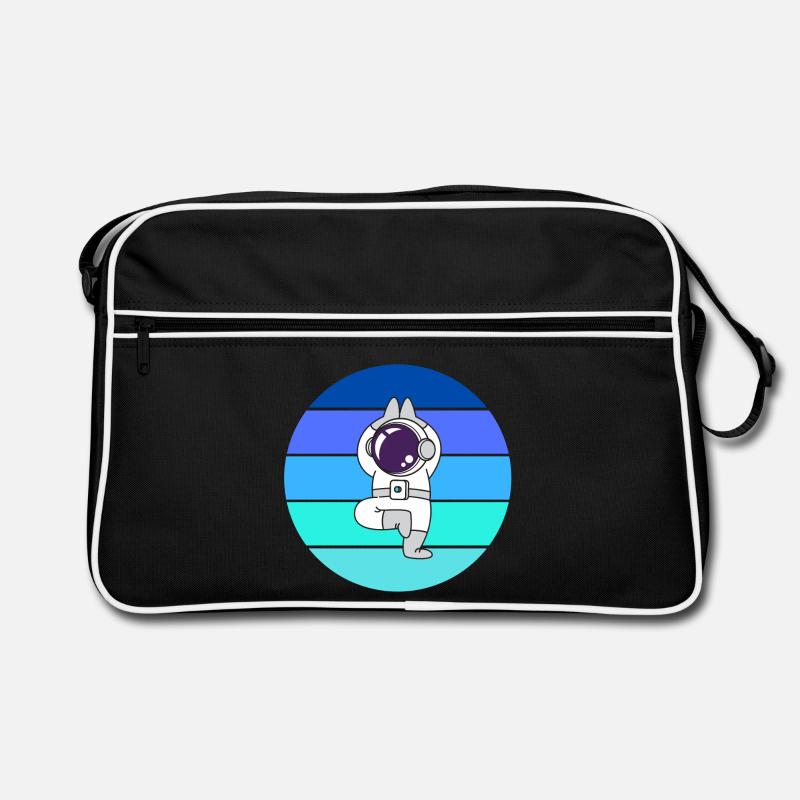 astronaute, flying fusée espace Sac Retro