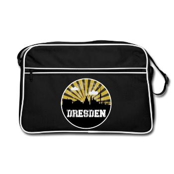 Dresden Skyline Home Game - Retro Bag - black/white - Front