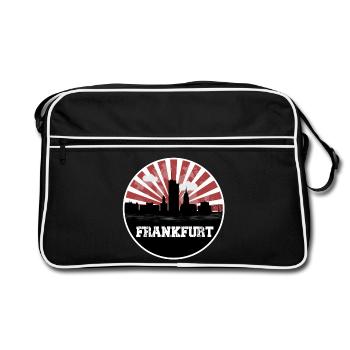 Frankfurt Skyline Home Game - Retro Bag - black/white - Front