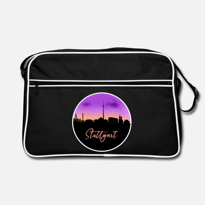 Stuttgart Fine Skyline Sac Retro