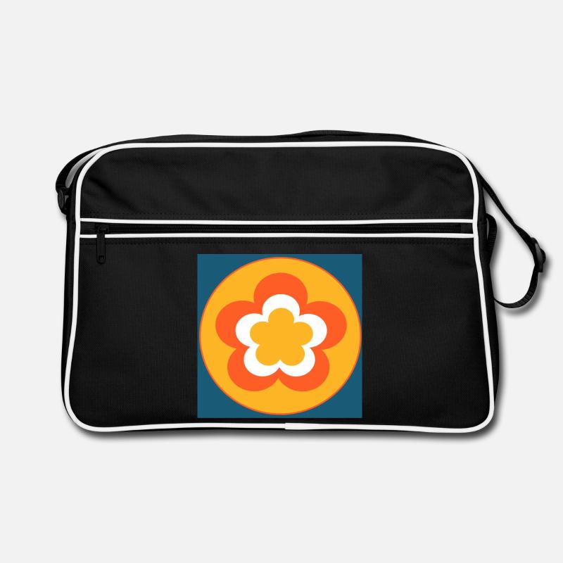 70s Flower Pattern Retro Bag