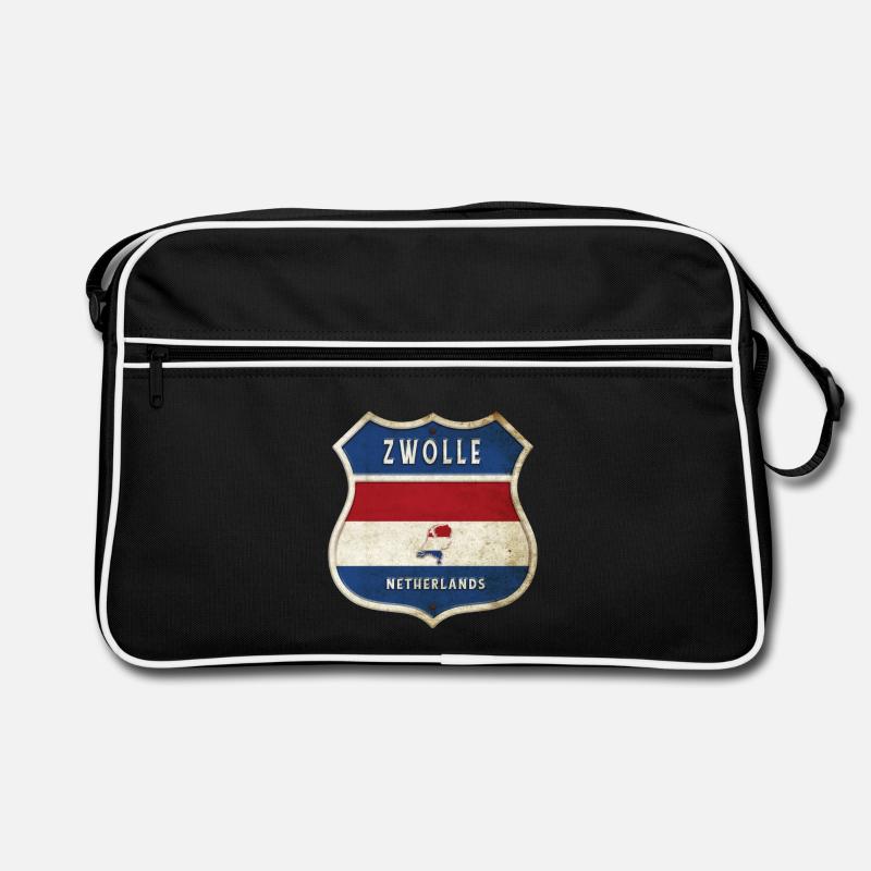 Conception des armoiries de Zwolle (Pays-Bas) Sac Retro