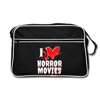 J’aime les films Déclaration Heart Movie Night Movies - Sac Retro - noir/blanc - Devant