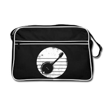 Dessin Banjo - Sac Retro - noir/blanc - Devant