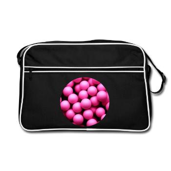 boules rondes - Sac Retro - noir/blanc - Devant