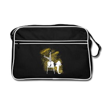 Chairdance - Retro Tasche - Schwarz/Weiß - Vorne