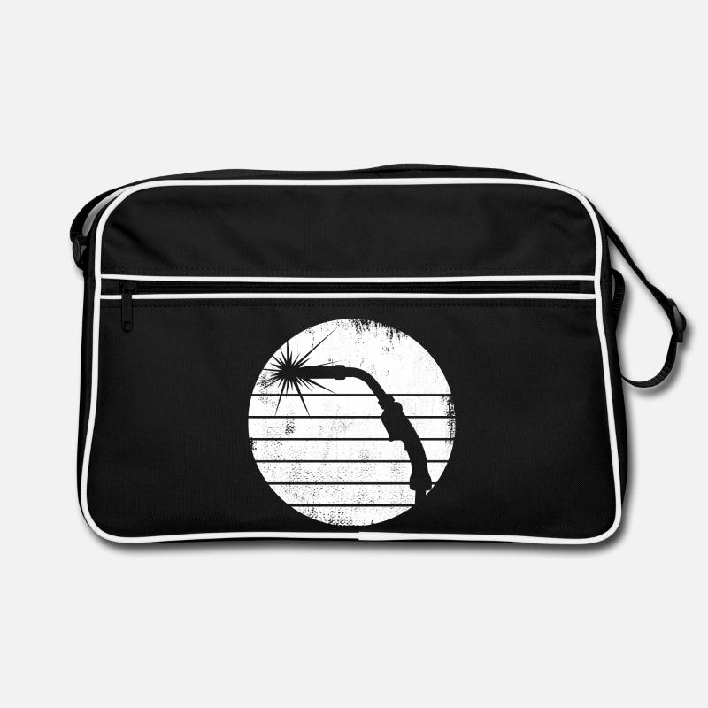 Skizze Schweißstab Retro Tasche