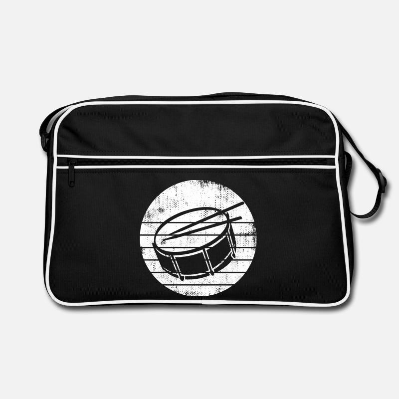 Snare Drum Drawing Retro Bag