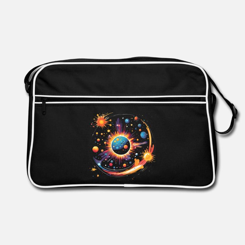 Urknall Retro Tasche