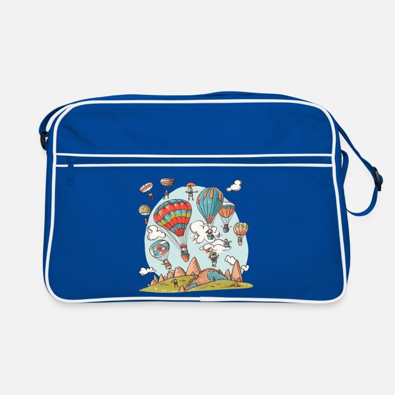 Ballon Doodle Retro Tasche