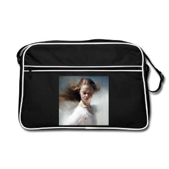 Peinture Femme 01 - Sac Retro - noir/blanc - Devant