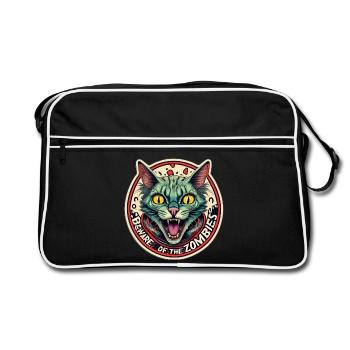 Beware of the Zombies - Retro Bag - black/white - Front