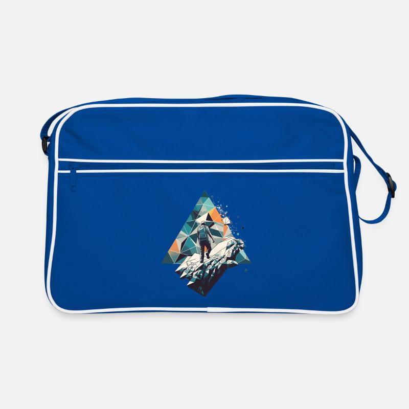 Alpiniste géométrique de style polygone Sac Retro