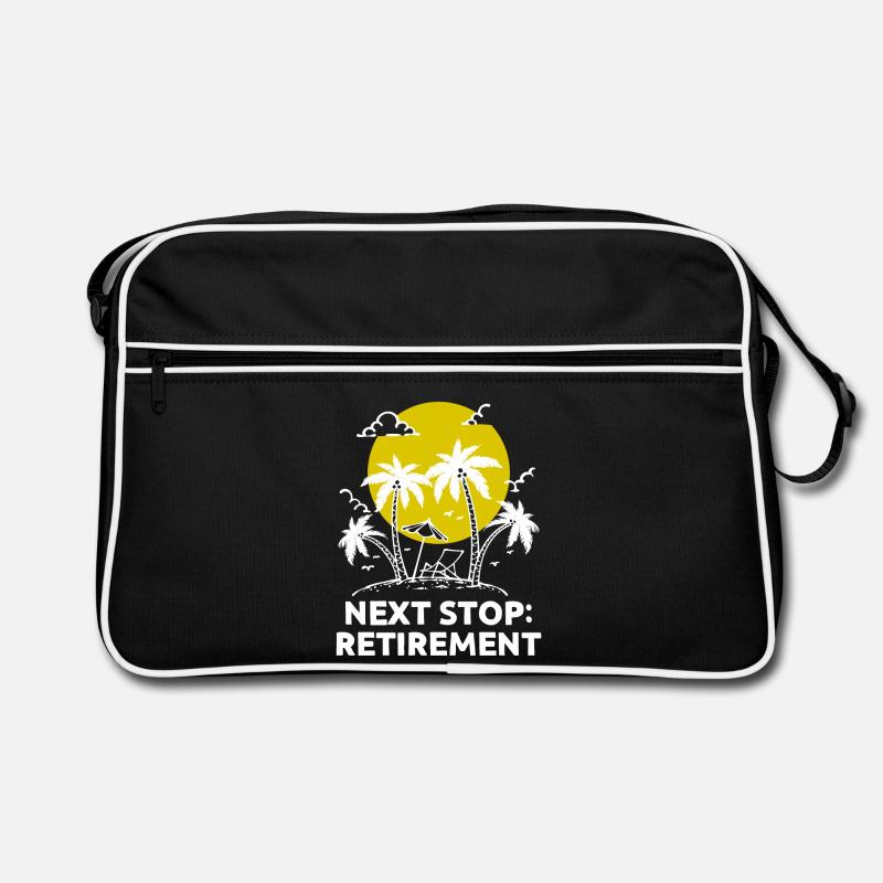 Retirement Statement Leisure Farewell Retiree Retro Bag