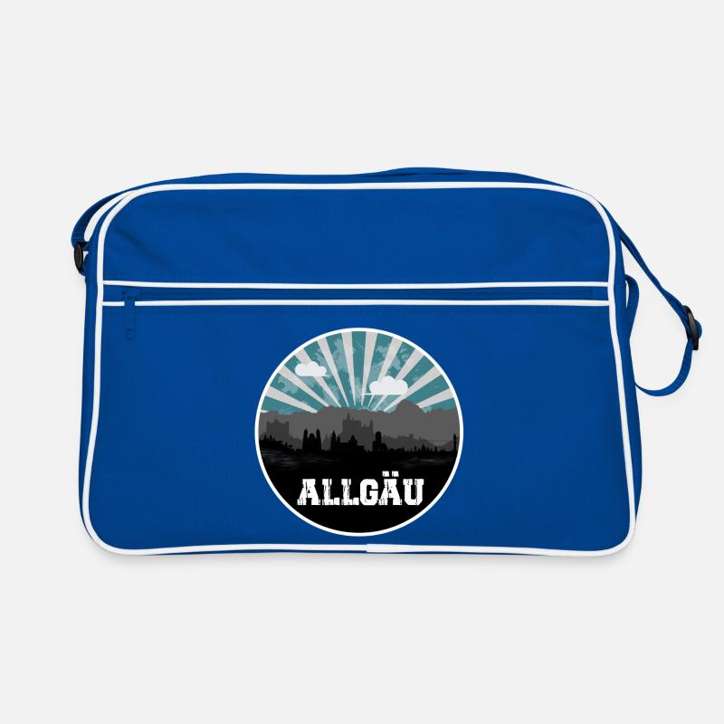 Allgäu Blue Hour Skyline Retro Tasche