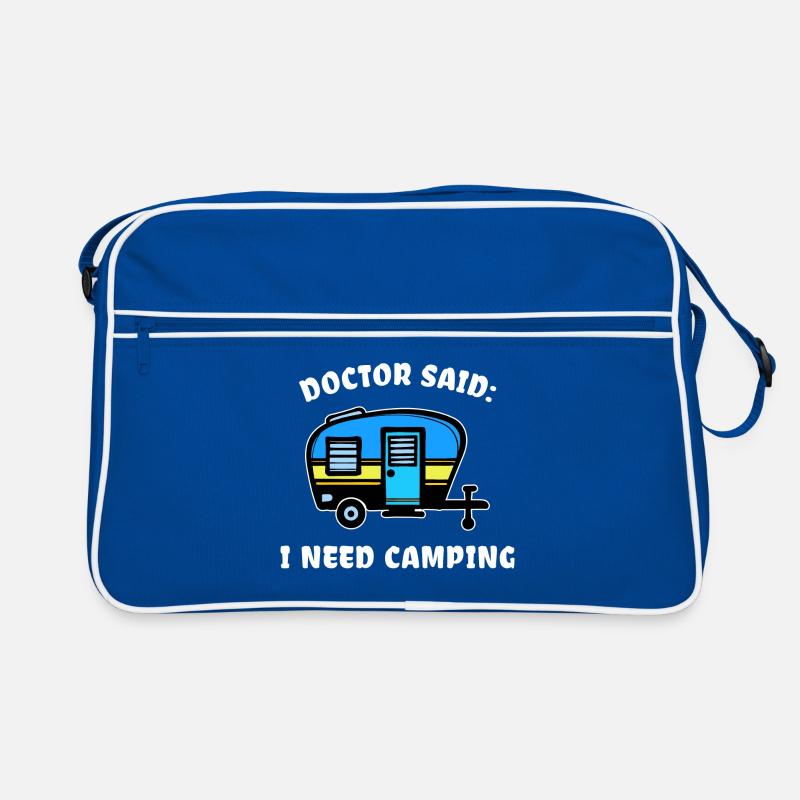 Déclaration de vacances Caravane Camping Randonneur Sac Retro
