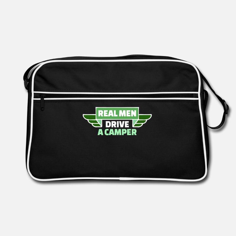 Camper Statement Camping Wanderer Wanderlust Retro Tasche
