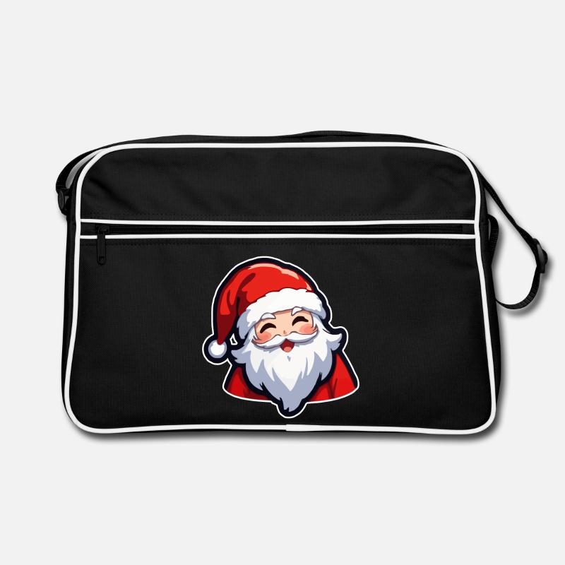 Weihnachtsmann Retro Tasche