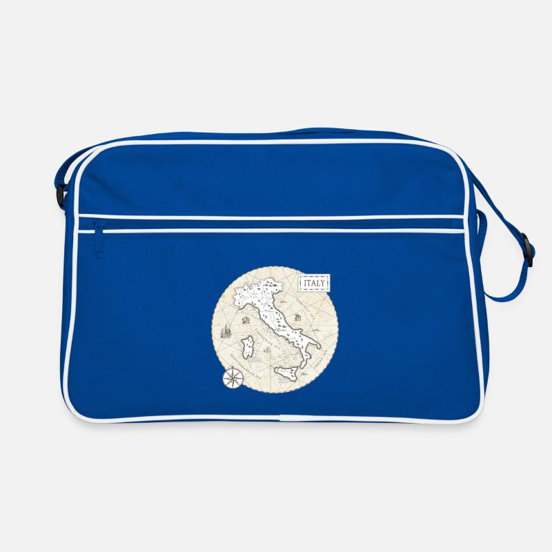 Italy Vintage Map Retro Bag