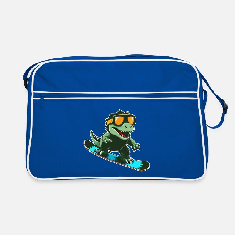 T-Rex Snowboarding Retro Tasche