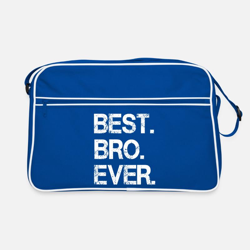 Auffälliges monochromes "Best Bro Ever"-Design Retro Tasche