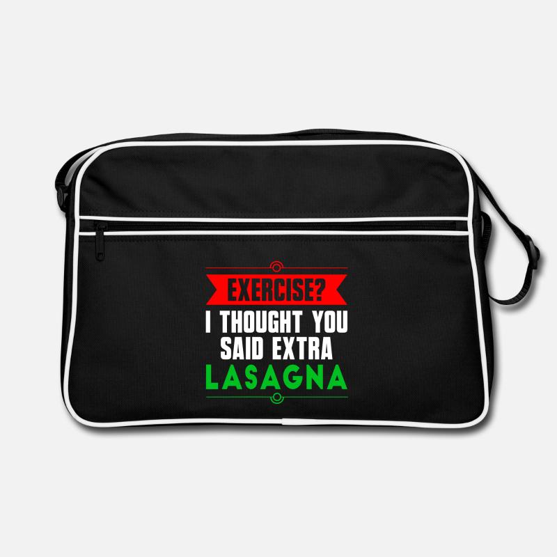 Faire de l'exercice ? Lasagne Sac Retro