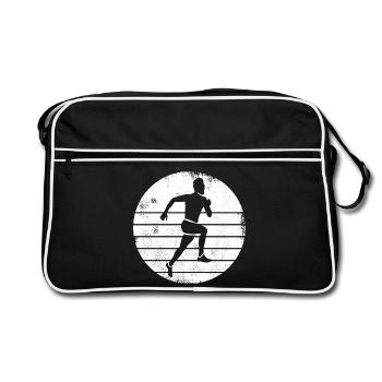 Bishop - Retro Bag - black/white - Front