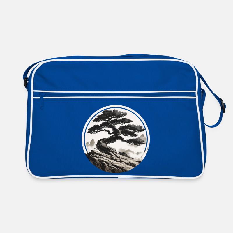 Asian Landscape Retro Bag