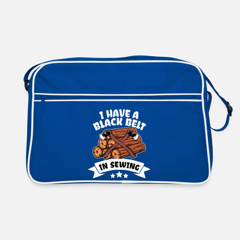 Menuiserie Menuiserie bois bûcheron déclaration Sac Retro