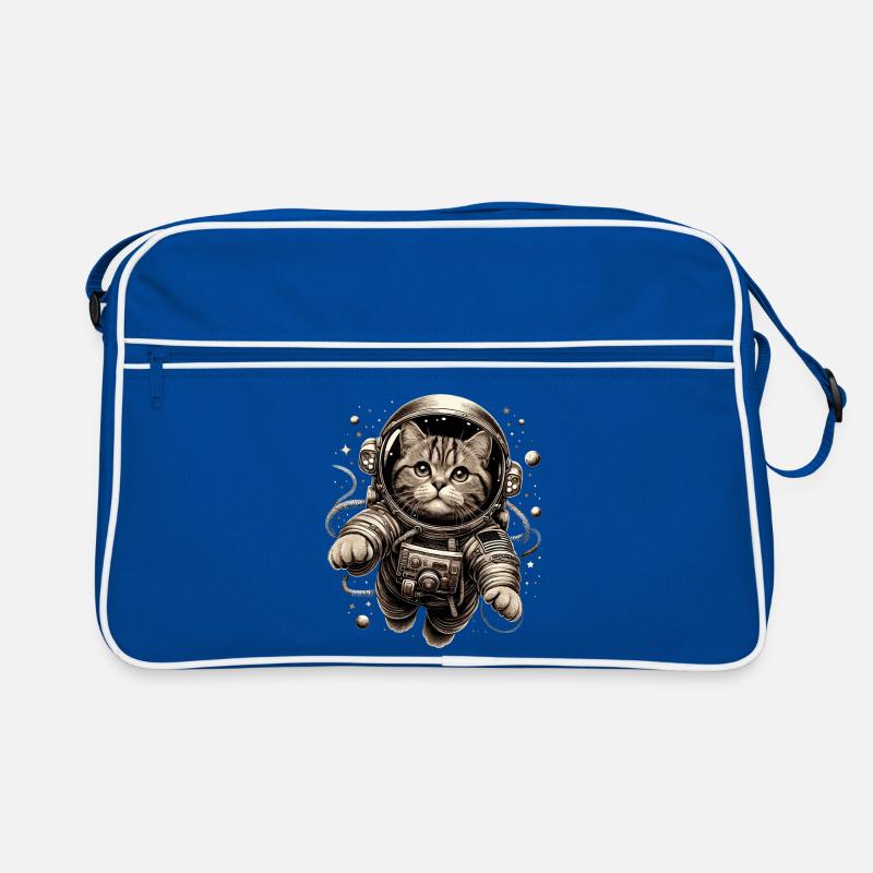 Astronaut BKH getigert Geschenk Retro Tasche