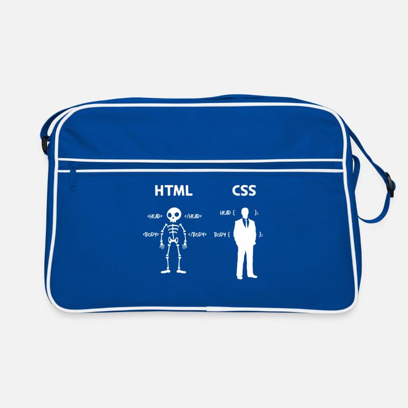Code Css C++ Php Java Developer Code Scripting Retro Bag