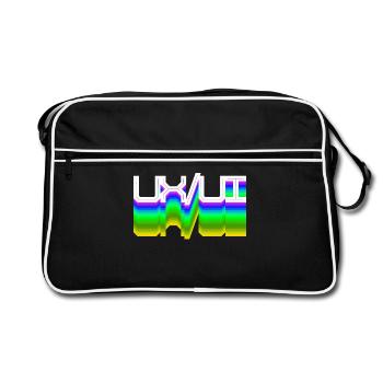 Développeur de code de script Informatique Développeur Web - Sac Retro - noir/blanc - Devant