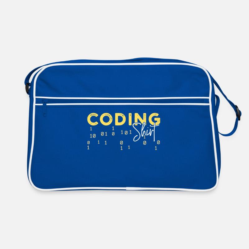 Coden Statement Developer Programmierer Skripting Retro Tasche
