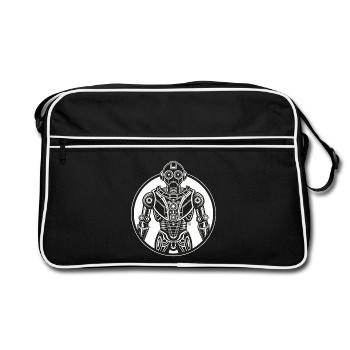 Robot Retro Circular - Retro Bag - black/white - Front