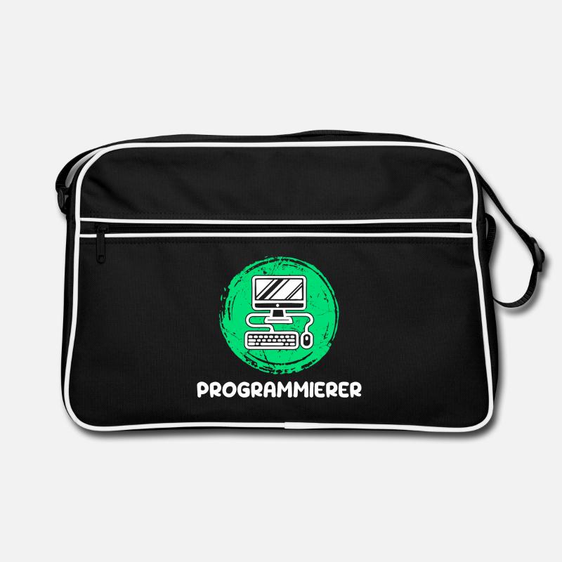 Computerfreak Skripting Developer Programmierer Retro Tasche