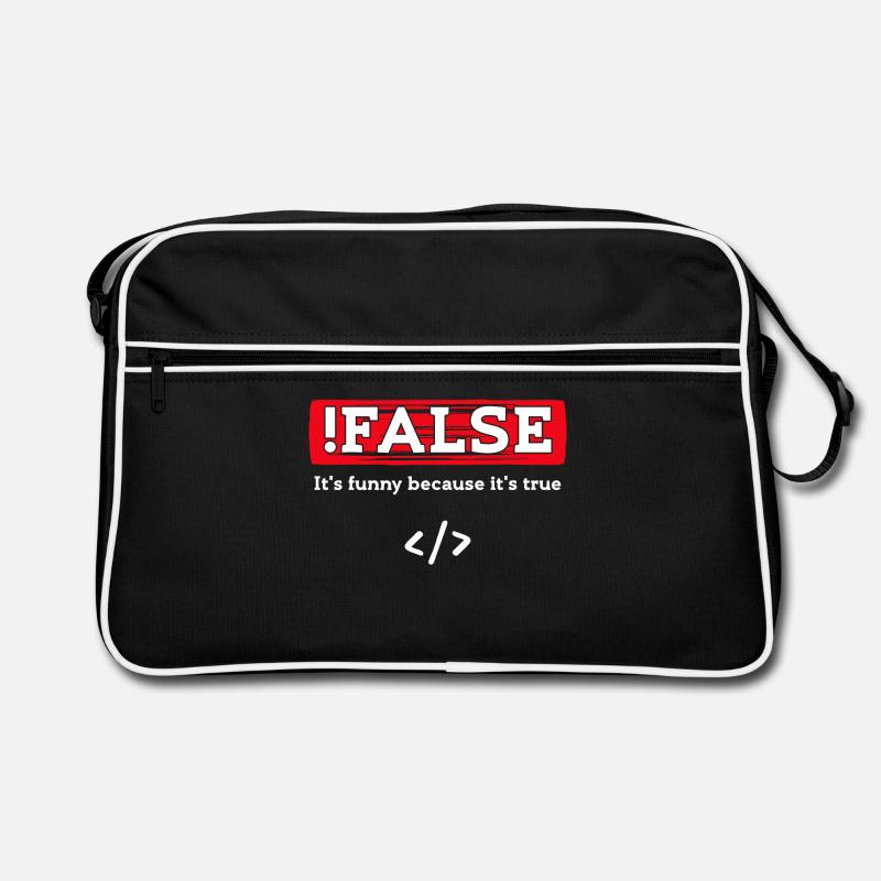 Debug Skripting Statement Developer Code Nerd Retro Tasche