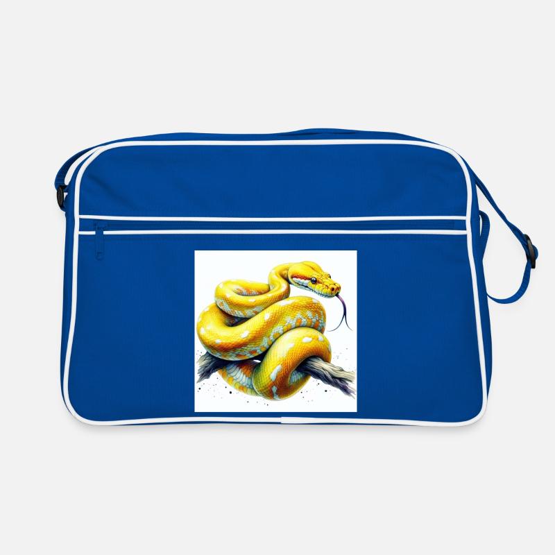 Python jaune Sac Retro