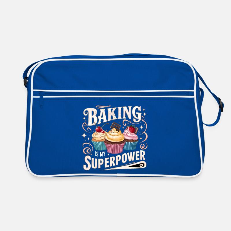 Baking is my Superpower Birth Announcement Retro Bag